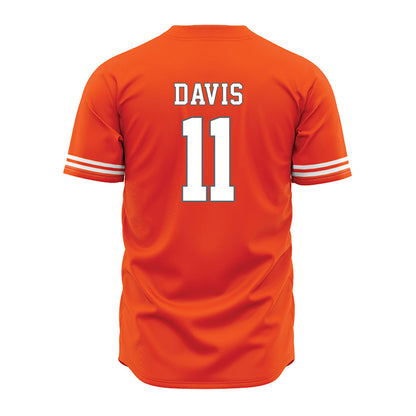 UTRGV - NCAA Baseball : Colten Davis - Baseball Jersey Orange