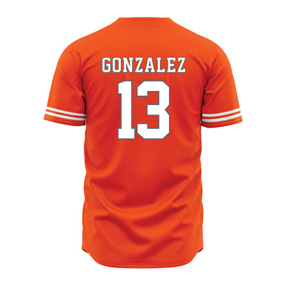 UTRGV - NCAA Baseball : Roberto Gonzalez - Baseball Jersey Orange