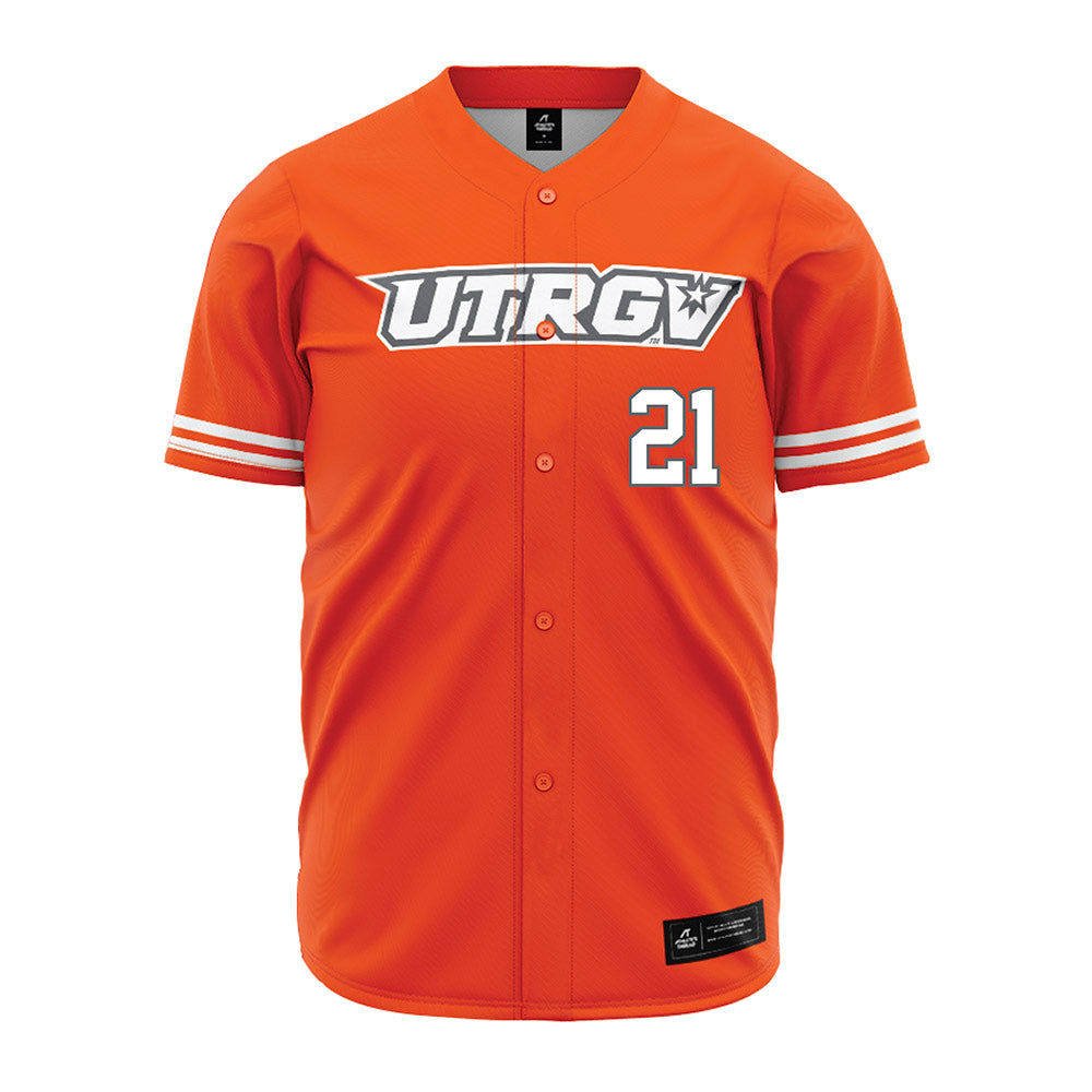 UTRGV - NCAA Baseball : John Ariza - Baseball Jersey Orange