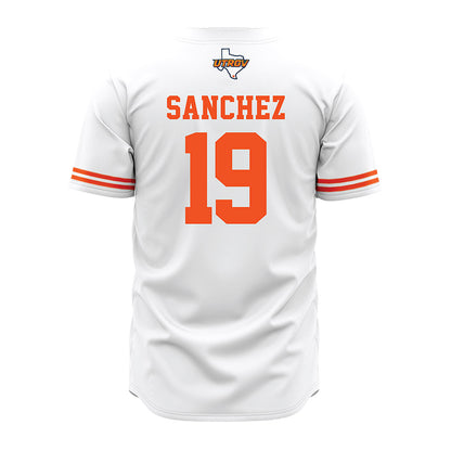 UTRGV - NCAA Baseball : Jacob Sanchez - Baseball Jersey White
