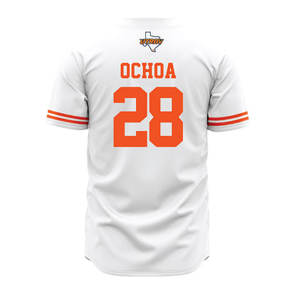 UTRGV - NCAA Baseball : Rafael Ochoa - Baseball Jersey White