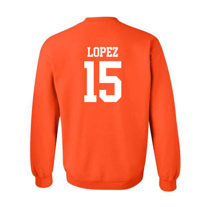 UTRGV - NCAA Baseball : Jack Lopez - Crewneck Sweatshirt Replica Shersey