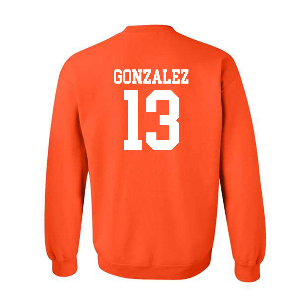 UTRGV - NCAA Baseball : Roberto Gonzalez - Crewneck Sweatshirt Replica Shersey