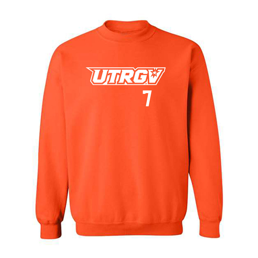 UTRGV - NCAA Baseball : Angelo Cabral - Crewneck Sweatshirt Replica Shersey