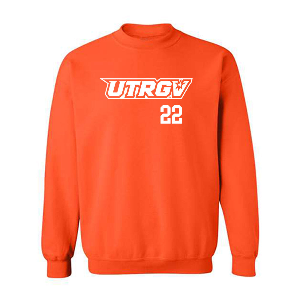 UTRGV - NCAA Baseball : Rudy Gonzalez - Crewneck Sweatshirt Replica Shersey