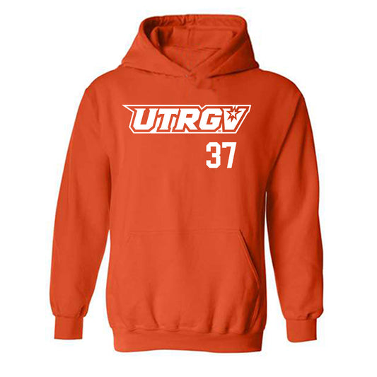 UTRGV - NCAA Baseball : Randy Garza - Hooded Sweatshirt Replica Shersey