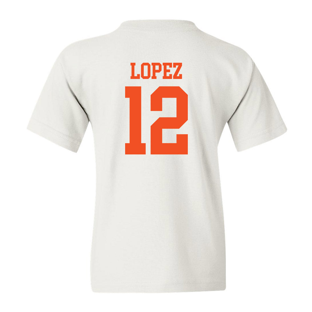 UTRGV - NCAA Baseball : Isaac Lopez - Youth T-Shirt Replica Shersey