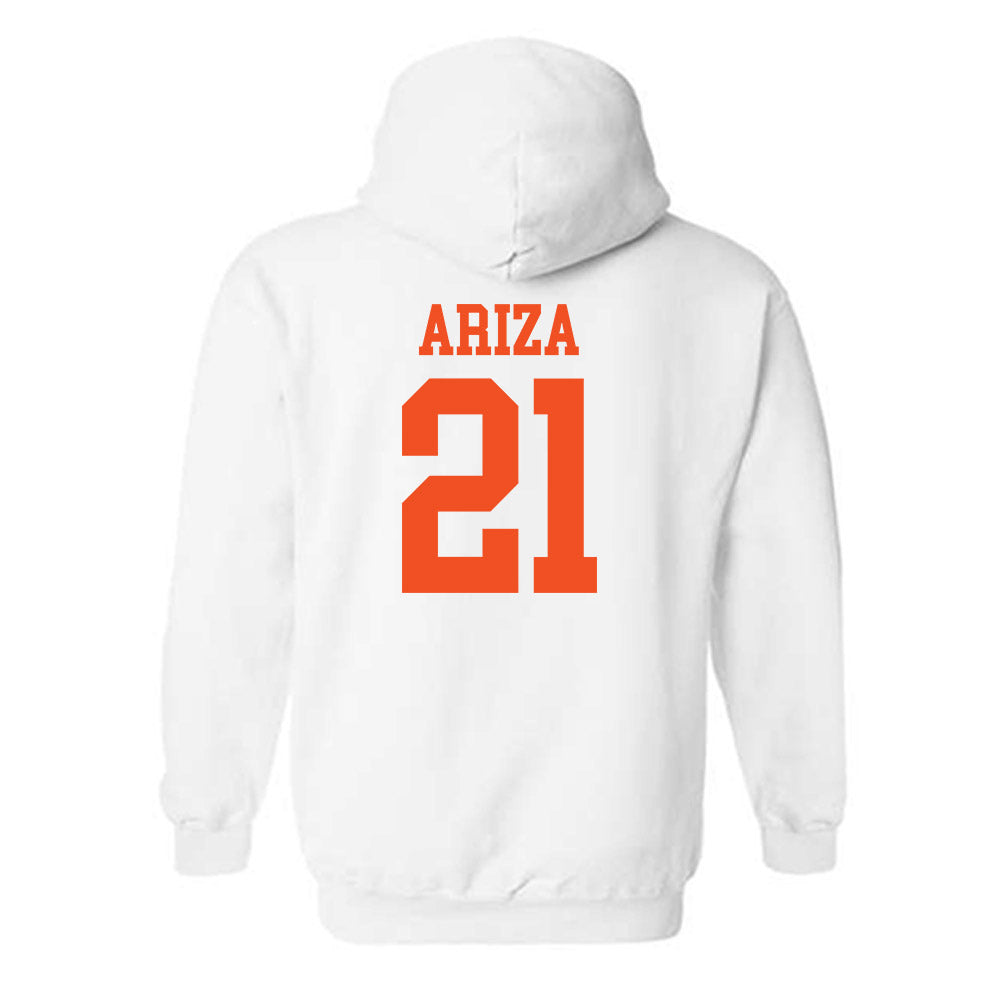 UTRGV - NCAA Baseball : John Ariza - Hooded Sweatshirt Replica Shersey