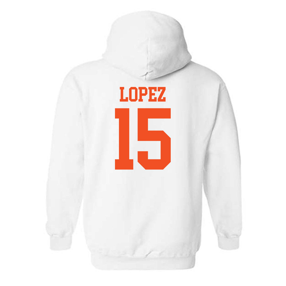 UTRGV - NCAA Baseball : Jack Lopez - Hooded Sweatshirt Replica Shersey