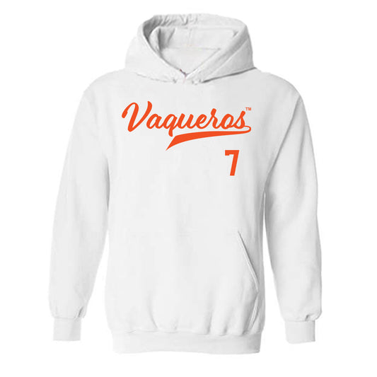 UTRGV - NCAA Baseball : Angelo Cabral - Hooded Sweatshirt Replica Shersey