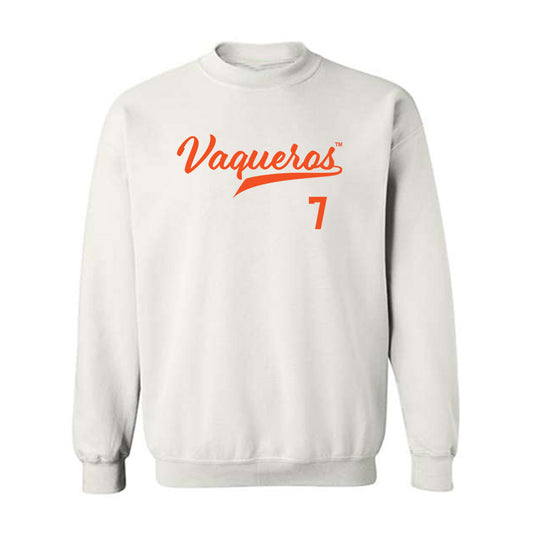 UTRGV - NCAA Baseball : Angelo Cabral - Crewneck Sweatshirt Replica Shersey