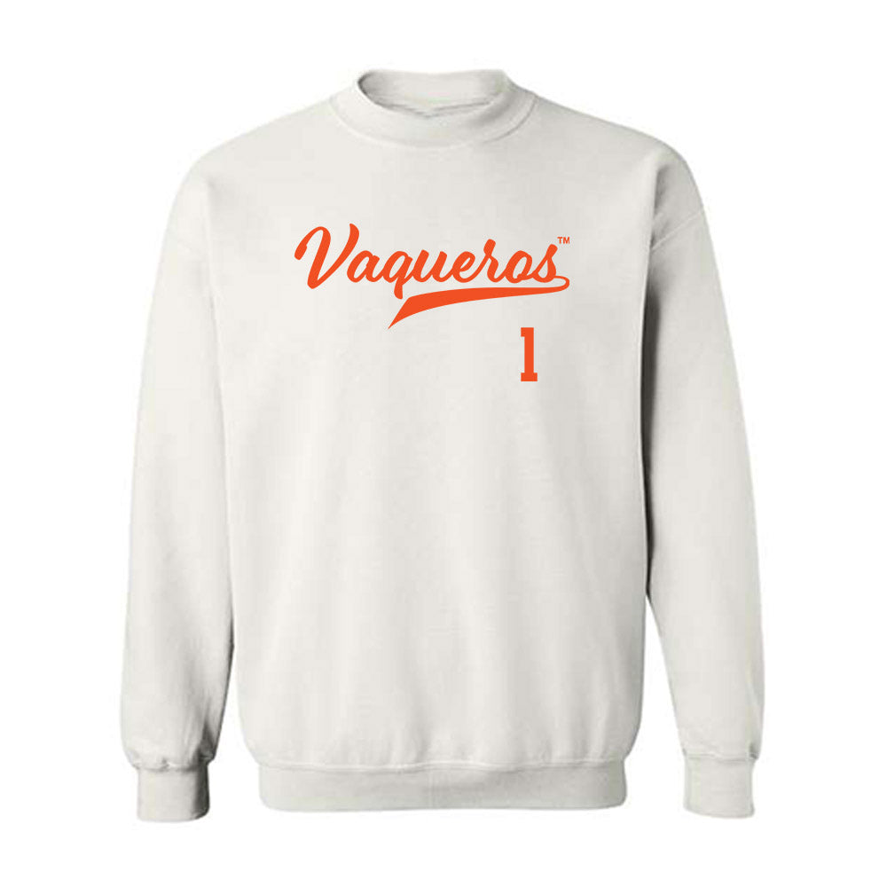 UTRGV - NCAA Baseball : Damian Rodriguez - Crewneck Sweatshirt Replica Shersey