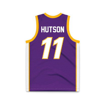 Northern Iowa - NCAA Men's Basketball : Jacob Hutson Purple Jersey