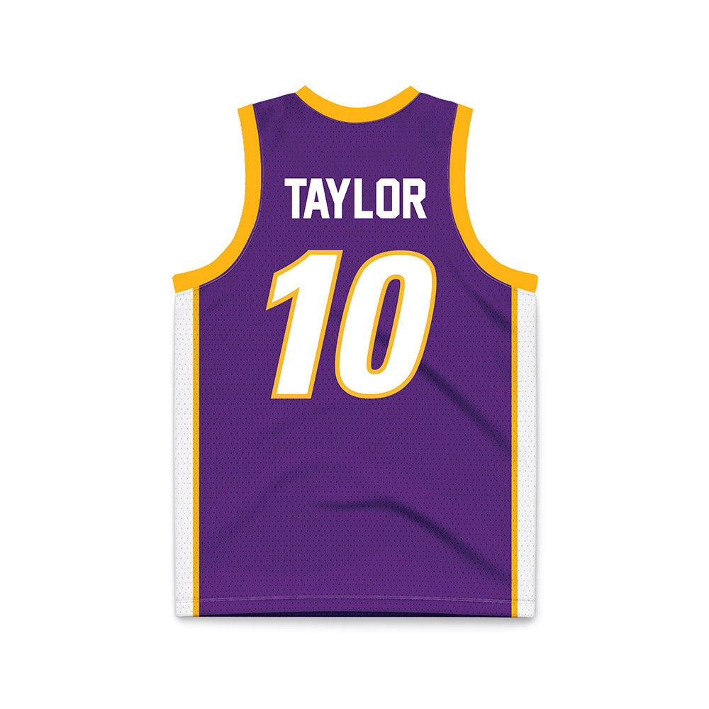 Northern Iowa - NCAA Men's Basketball : RJ Taylor Purple Jersey