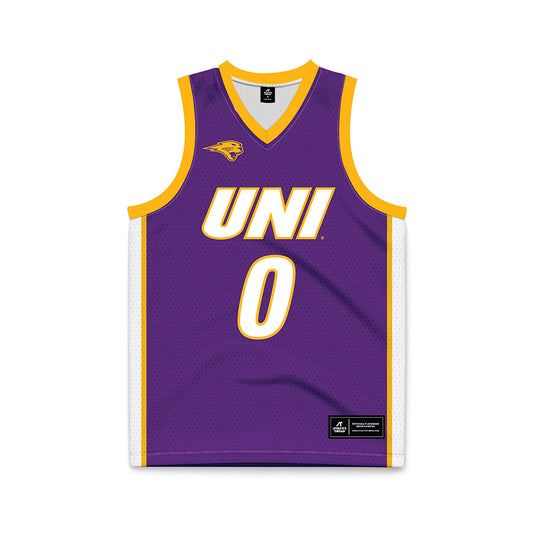 Northern Iowa - NCAA Men's Basketball : Nate Heise Purple Jersey