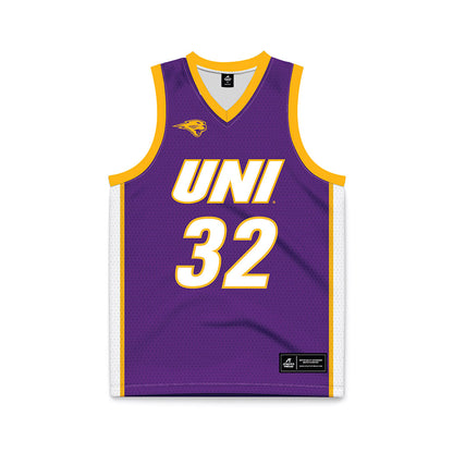 Northern Iowa - NCAA Men's Basketball : Tytan Anderson Purple Jersey