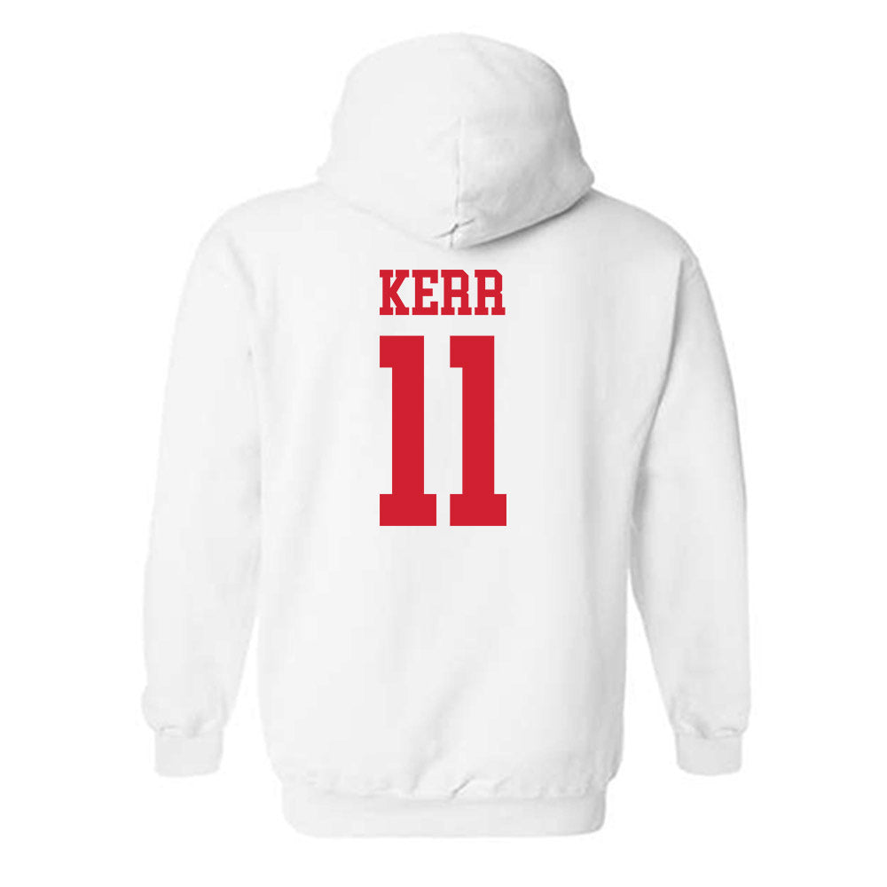 NC State - NCAA Women's Volleyball : Laurna Kerr - Hooded Sweatshirt Sports Shersey