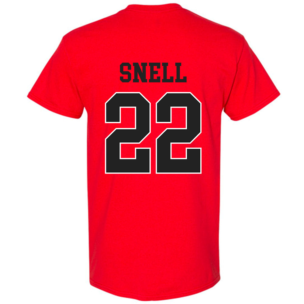 NC State - NCAA Men's Basketball : Jordan Snell Short Sleeve T-Shirt