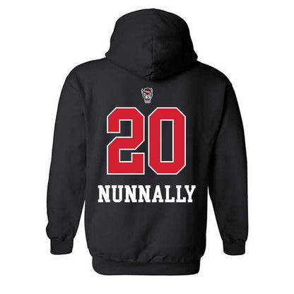 NC State - NCAA Men's Basketball : Alex Nunnally - Hooded Sweatshirt Sports Shersey