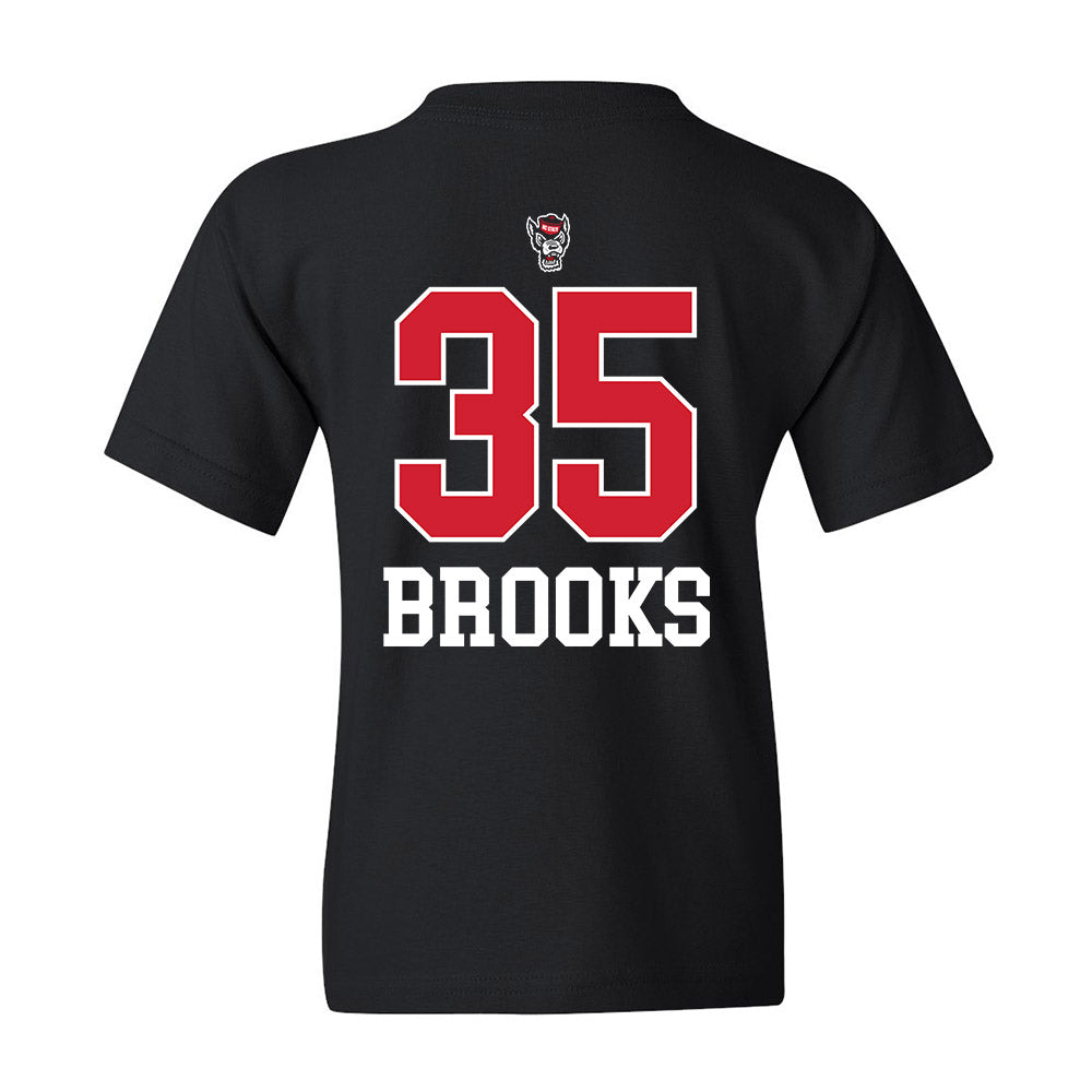 NC State - NCAA Women's Basketball : Zoe Brooks - Youth T-Shirt Sports Shersey