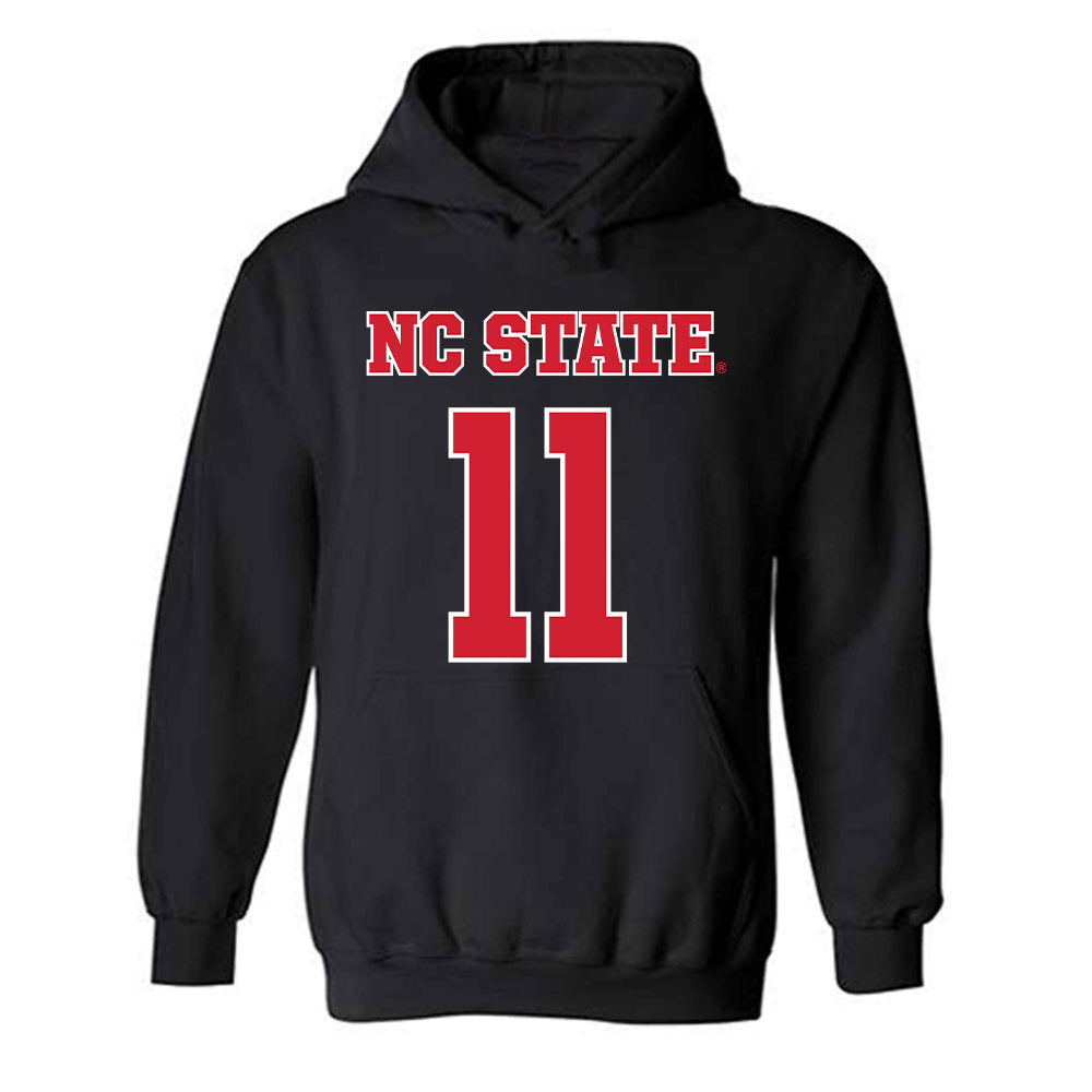 NC State - NCAA Women's Basketball : Madison Cox - Hooded Sweatshirt Sports Shersey