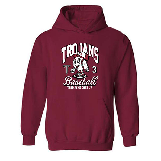 Troy - NCAA Baseball : Tremayne Cobb Jr - Hooded Sweatshirt Fashion Shersey