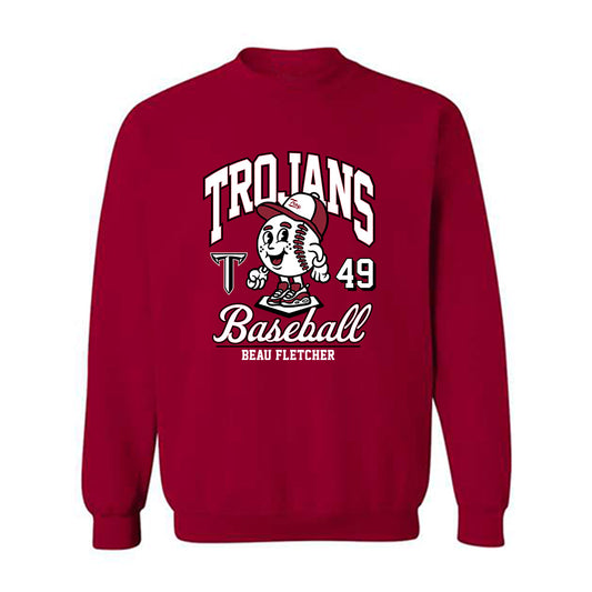 Troy - NCAA Baseball : Beau Fletcher - Crewneck Sweatshirt Fashion Shersey