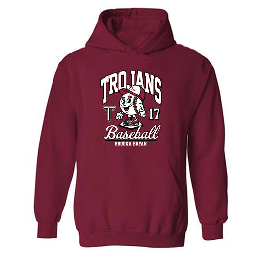 Troy - NCAA Baseball : Brooka Bryan - Hooded Sweatshirt Fashion Shersey