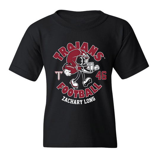 Troy - NCAA Football : Zachary Long Fashion Shersey Youth T-Shirt