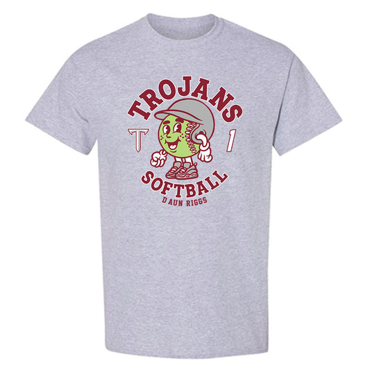 Troy - NCAA Softball : D'Aun Riggs - T-Shirt Fashion Shersey