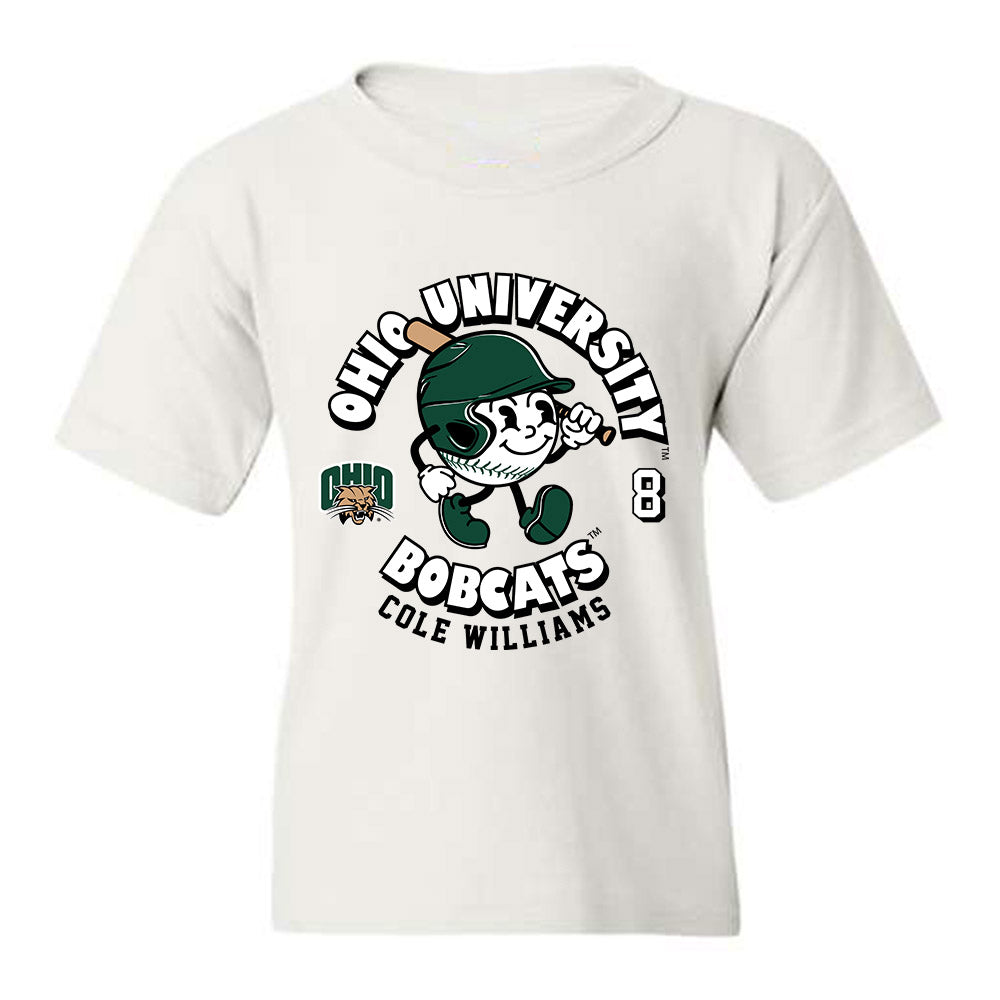 Ohio - NCAA Baseball : Cole Williams Fashion Shersey Youth T-Shirt