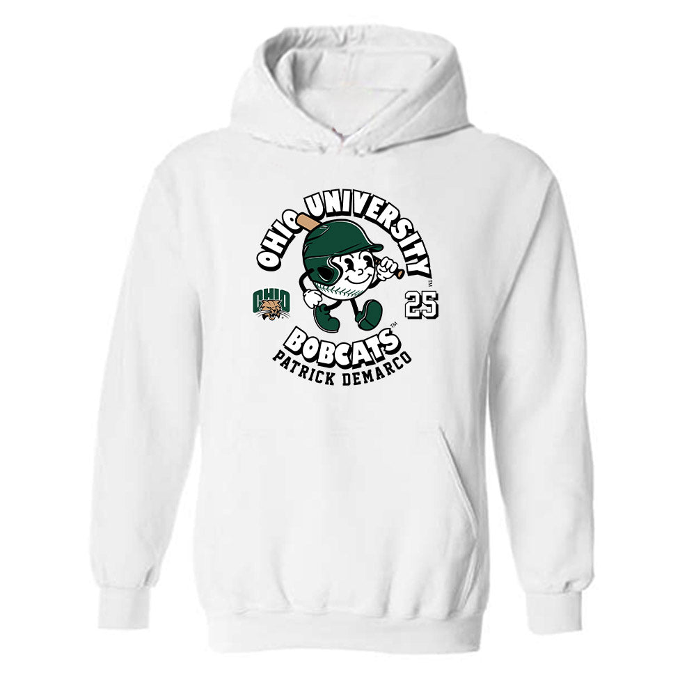 Ohio - NCAA Baseball : Patrick Demarco Fashion Shersey Hooded Sweatshirt