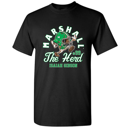 Marshall - NCAA Football : Isaiah Gibson Fashion Shersey Short Sleeve T-Shirt