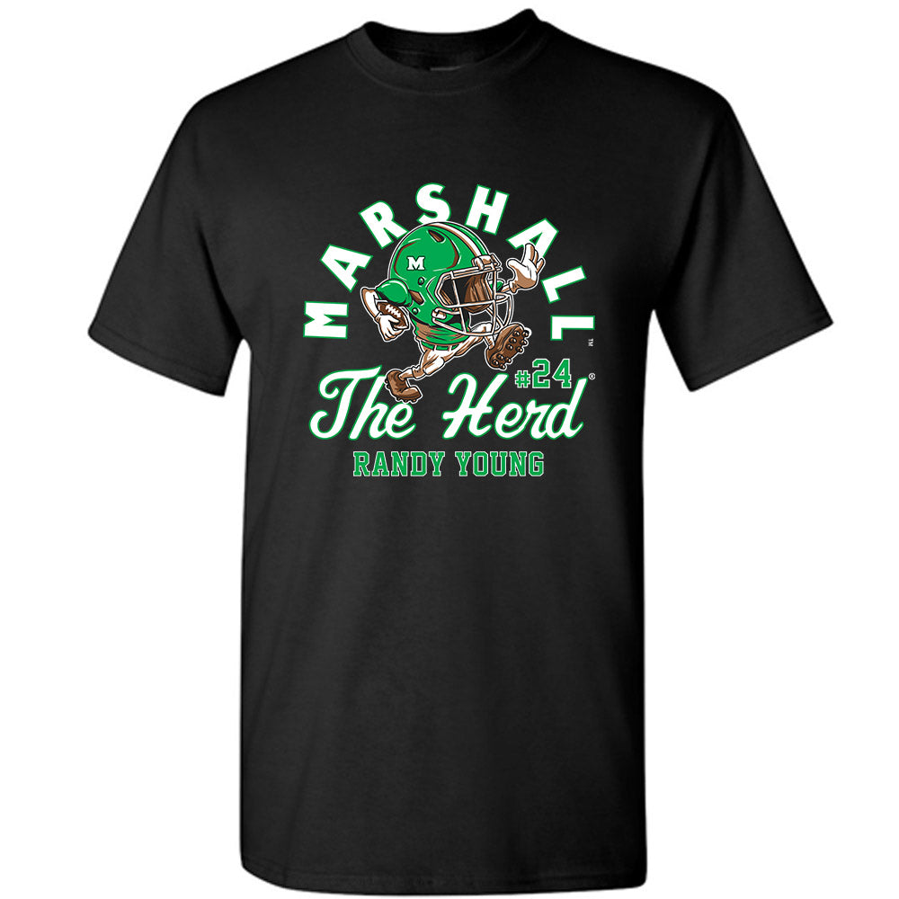 Marshall - NCAA Football : Randy Young - Fashion Shersey Short Sleeve T-Shirt