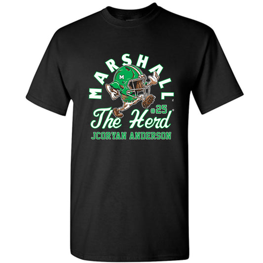 Marshall - NCAA Football : Jcoryan Anderson Fashion Shersey Short Sleeve T-Shirt