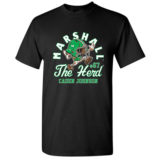 Marshall - NCAA Football : Caden Johnson Fashion Shersey Short Sleeve T-Shirt