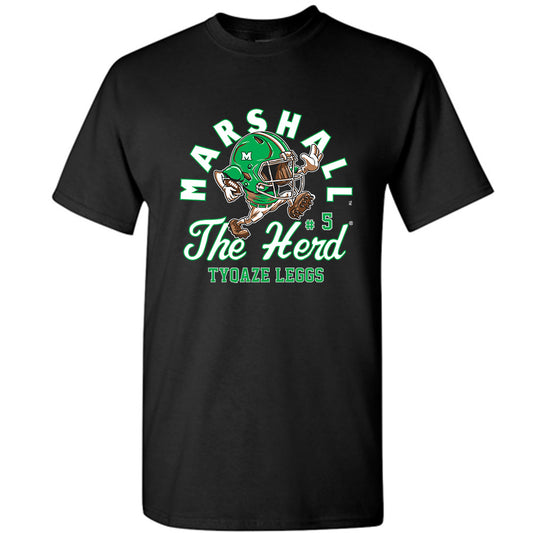Marshall - NCAA Football : TyQaze Leggs Fashion Shersey Short Sleeve T-Shirt