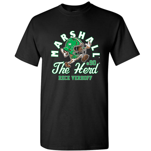 Marshall - NCAA Football : Rece Verhoff Fashion Shersey Short Sleeve T-Shirt