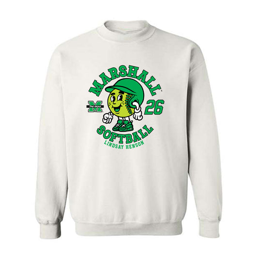 Marshall - NCAA Softball : Lindsay Henson - Crewneck Sweatshirt Fashion Shersey