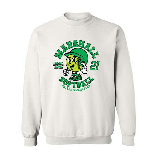 Marshall - NCAA Softball : Kaleea Washington - Crewneck Sweatshirt Fashion Shersey