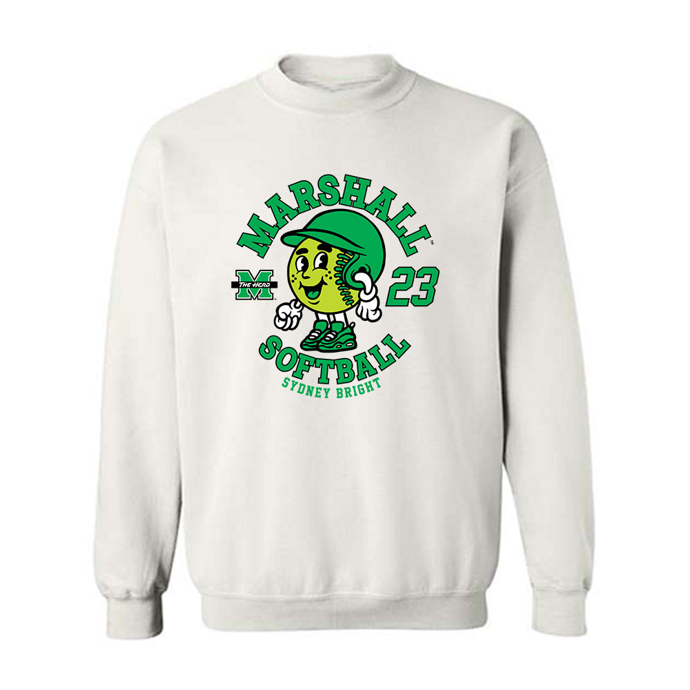 Marshall - NCAA Softball : Sydney Bright - Crewneck Sweatshirt Fashion Shersey