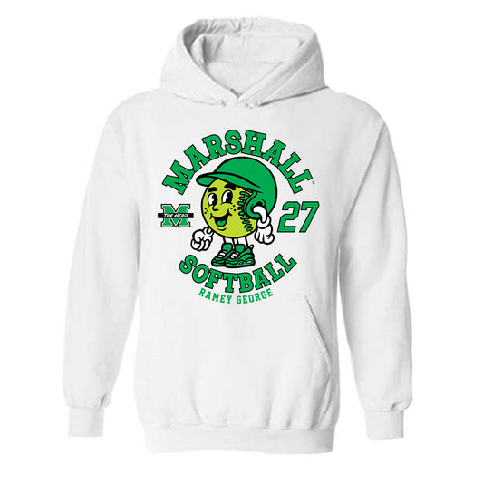 Marshall - NCAA Softball : Ramey George - Hooded Sweatshirt Fashion Shersey