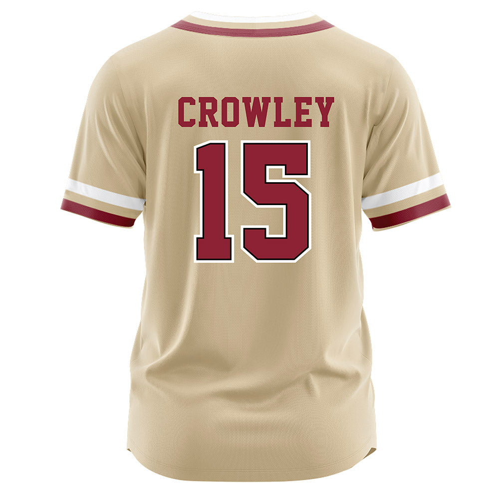 Boston College - NCAA Baseball : Aidan Crowley - Baseball Jersey