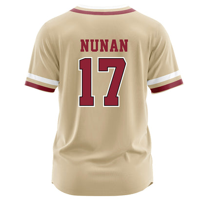 Boston College - NCAA Baseball : Matthew Nunan - Baseball Jersey