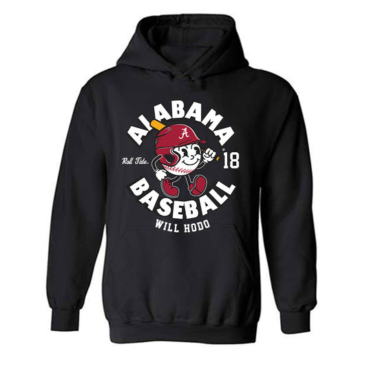 Alabama - NCAA Baseball : Will Hodo - Hooded Sweatshirt Fashion Shersey