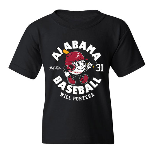 Alabama - NCAA Baseball : Will Portera - Youth T-Shirt Fashion Shersey