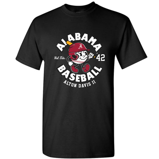 Alabama - NCAA Baseball : Alton Davis II - Fashion Shersey Short Sleeve T-Shirt