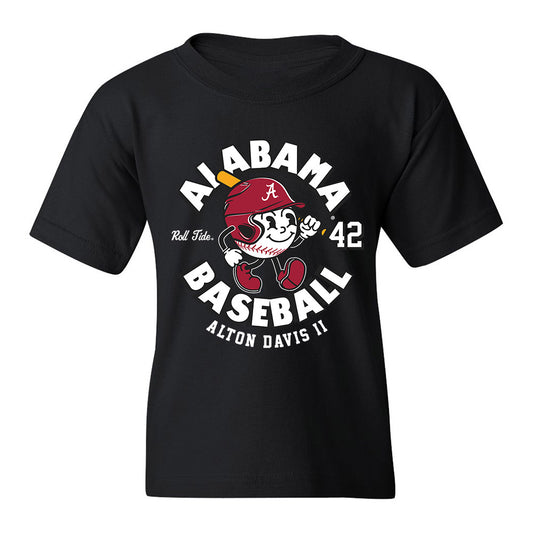 Alabama - NCAA Baseball : Alton Davis II - Fashion Shersey Youth T-Shirt