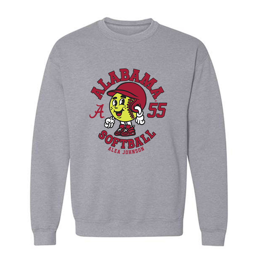 Alabama - NCAA Softball : Alea Johnson - Crewneck Sweatshirt Fashion Shersey