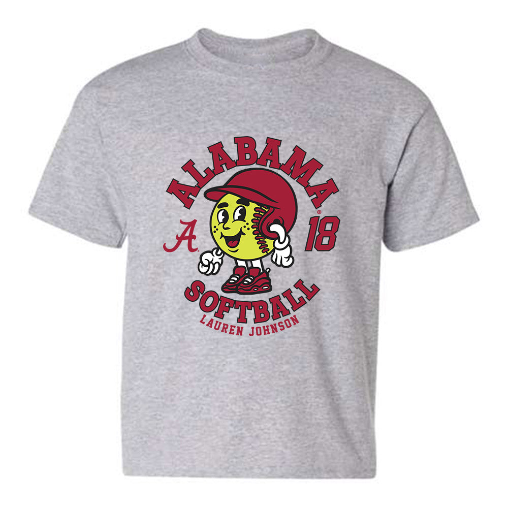 Alabama - NCAA Softball : Lauren Johnson - Youth T-Shirt Fashion Shersey